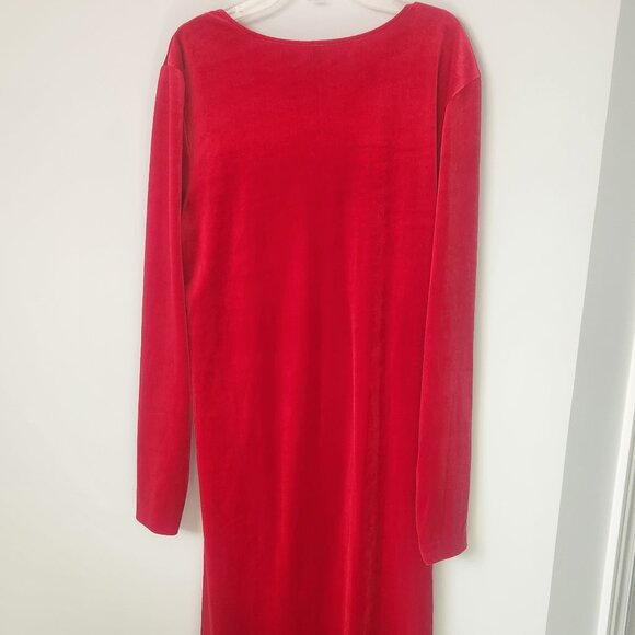 Lori M Collection Velour Dress - Picture 2 of 2